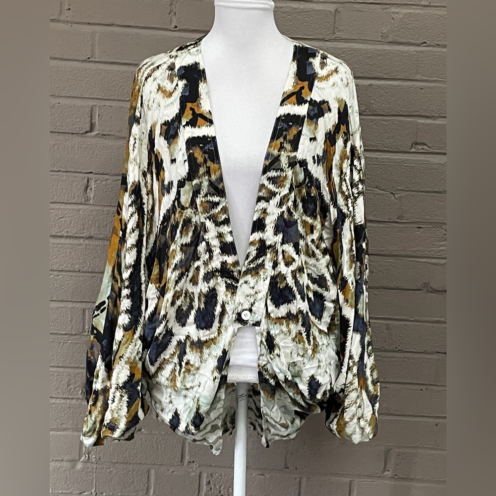 Free People Print top / topper